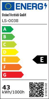 Energie-Label Steinel LED Sensorstrahler (4400 lm, IP44)