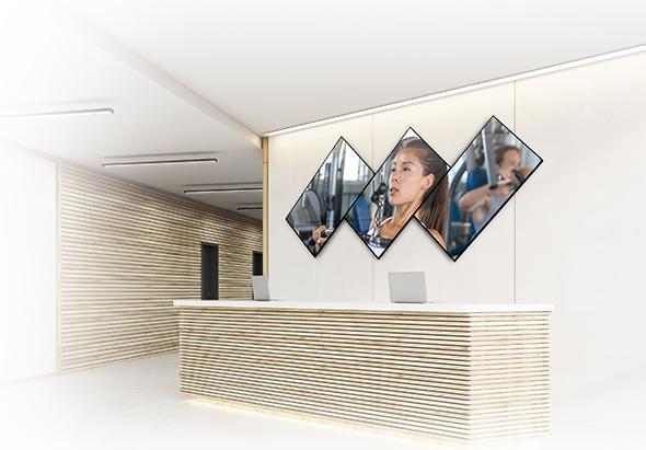 Produktbild b-tech BT7550 - Drehbare Klapphalterung - Schwarz - 70 kg - 200 x 200,400 x 400 mm - 16 (Wand, 65", 70 kg)
