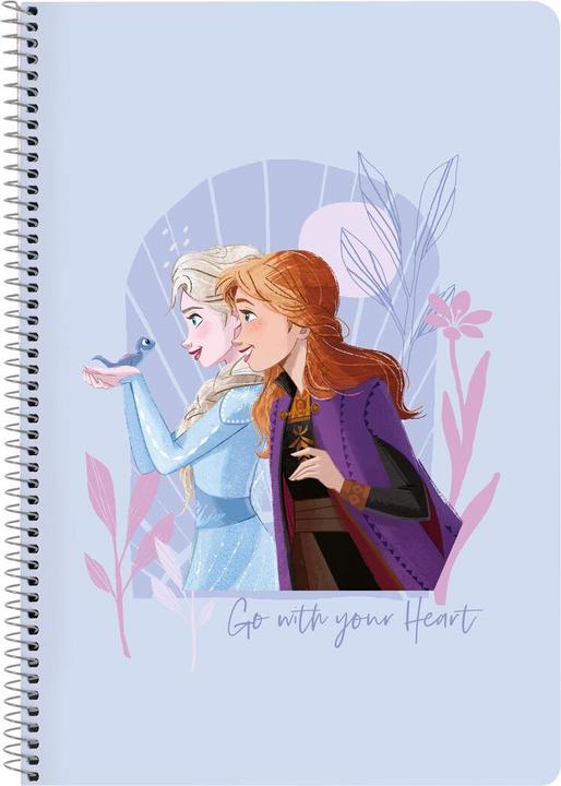 Produktbild Disney Frozen Notizbuch Believe Lila A4 80 Seiten (A4)