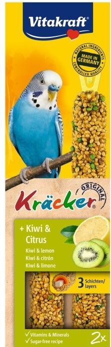 Immagine prodotto Vitakraft KRACKER 2szt dla papugi fal. kiwi/cytrusy (2 x, 0.06 kg)