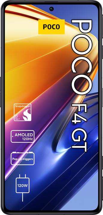 Image du produit Xiaomi Poco F4 GT (256 Go, Stealth Black, 6.67", Double SIM, 64 Mpx, 5G)