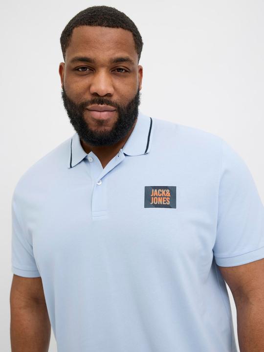 Actual product image Jack & Jones Plus Size Gedruckt Poloshirt Poloshirt (5XL)
