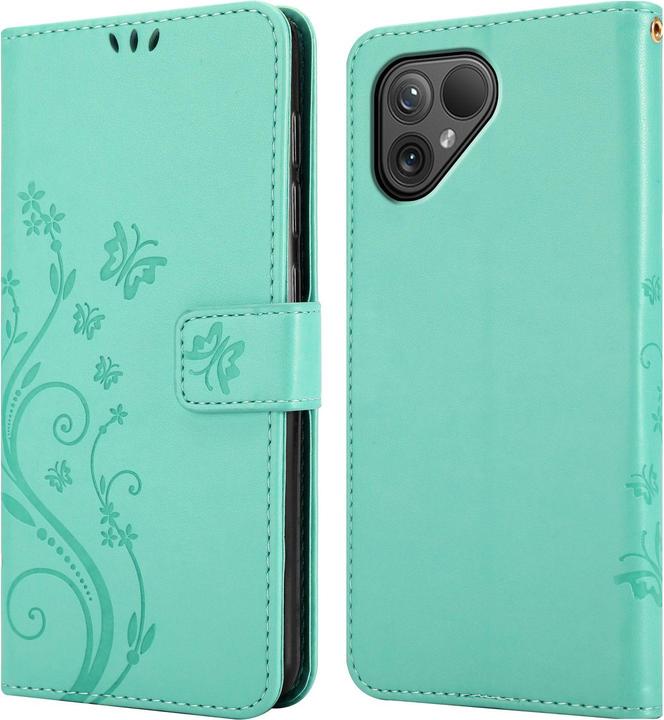 Actual product image Cadorabo Case for Fairphone 5 Flower Book (Fairphone 5)