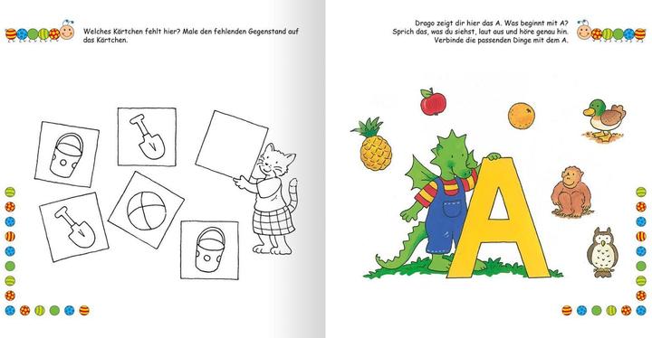 Produktbild Lernraupe - Mein grosses Übungsbuch für den Kindergarten (Deutsch, Angela Wiesner, Corina Beurenmeister, 2021)