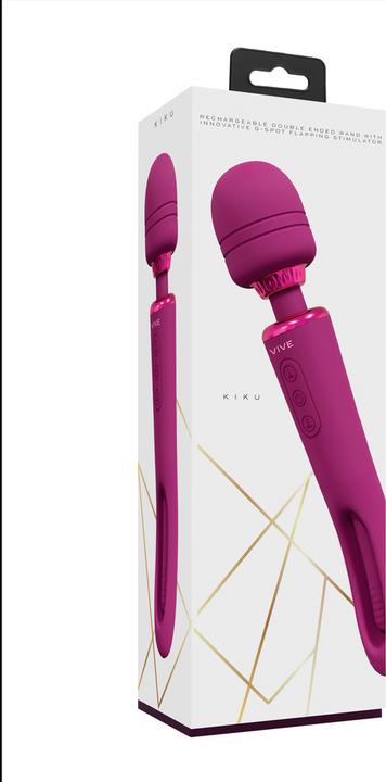 Actual product image Shots Kiku - Double Wand with G-Spot Flapping