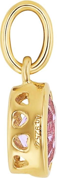 Produktbild Amor Anhänger für Damen, 925 Sterling Silber, Glas (Silber 925)