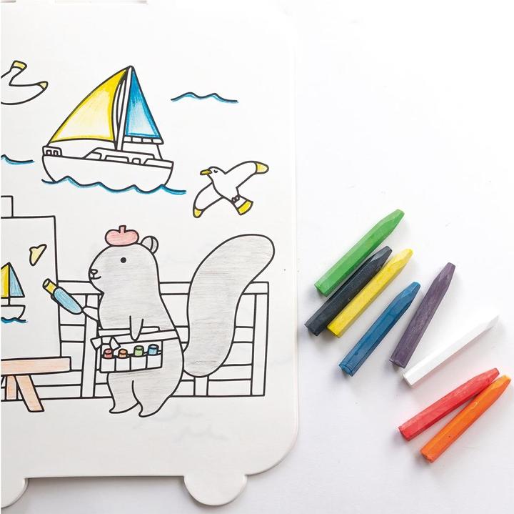 Image du produit Jaq Jaq Bird 8 Craie Butterstix avec crayon à eau aquarelle (Multicolore, 9 x)