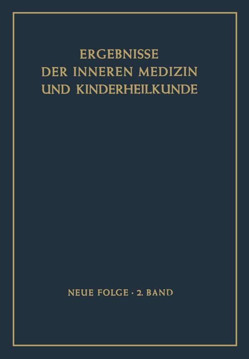 Produktbild Ergebnisse der Inneren Medizin und Kinderheilkunde (2012)