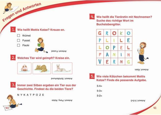 Immagine prodotto Leselöwen 1. Klasse - Ein Tag in der Tierarzt-Praxis (Tedesco, Ann-Katrin Heger, 2018)