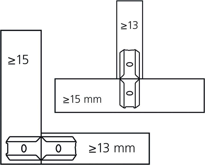 Produktbild Lamello Verbinder TENSO P-14 mit Vorspann-Funktion (Verbindungsbeschlag, 160 Stk.)