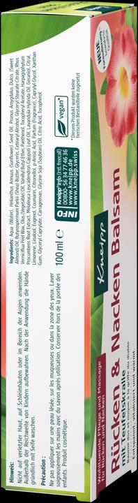 Actual product image Kneipp Back and Neck Balm (100 ml)