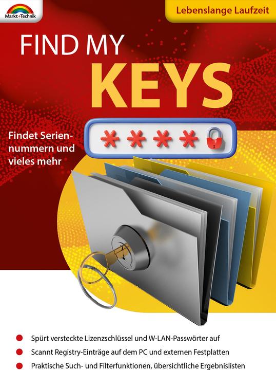 KEY Finder Elite Download Code (1 User, 1 Devices/Users, unlimited)