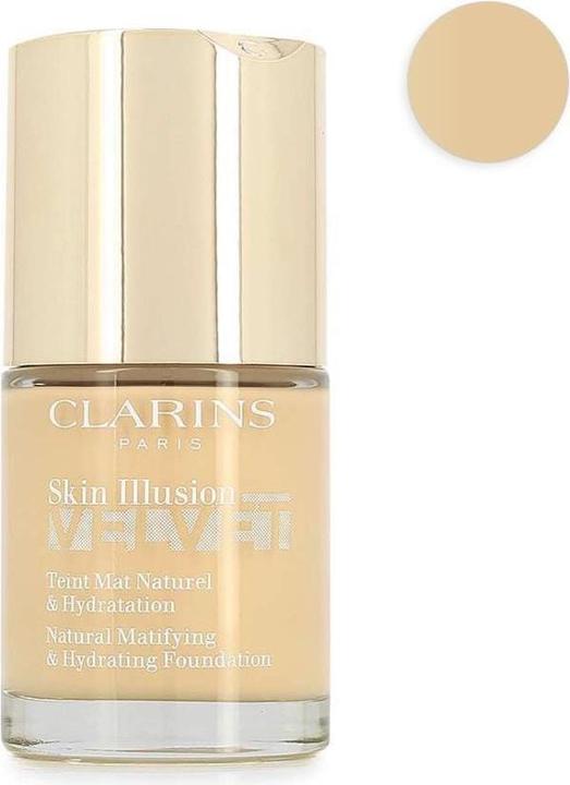 Actual product image Clarins Skin Illusion Velvet No.105N Nude (No. 105N Nude)