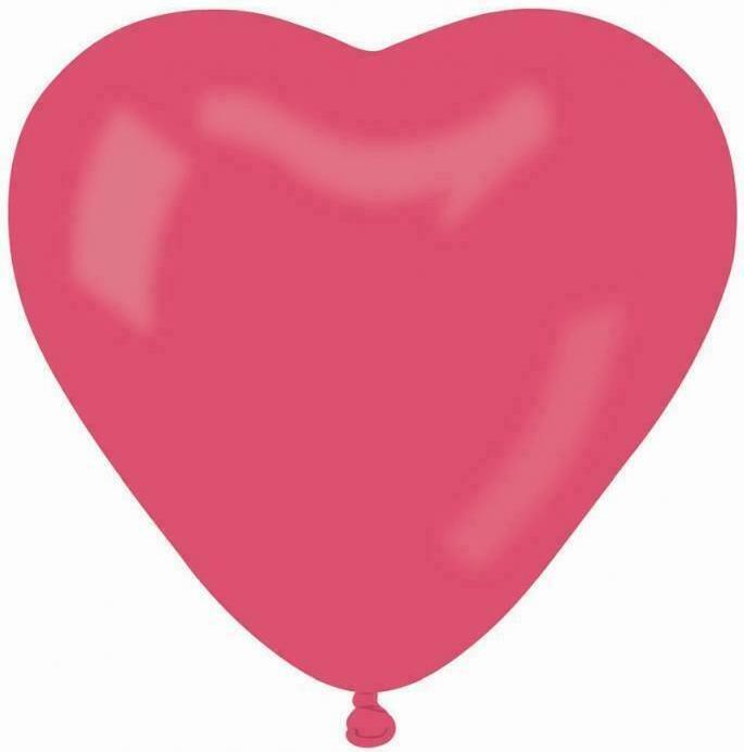 Gemar BIG HEART Pastellballons – rot (50 x)