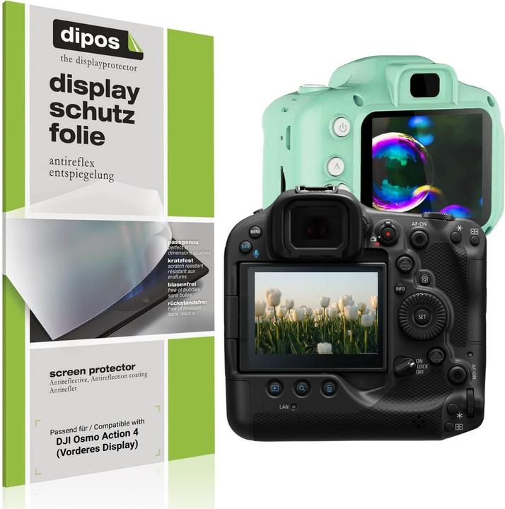 Dipos Screen Protector Anti-Glare for DJI Osmo Action 4 (Vorderes Display)
