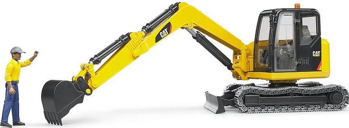 Immagine prodotto Bruder Mini escavatore Cat con operaio edile