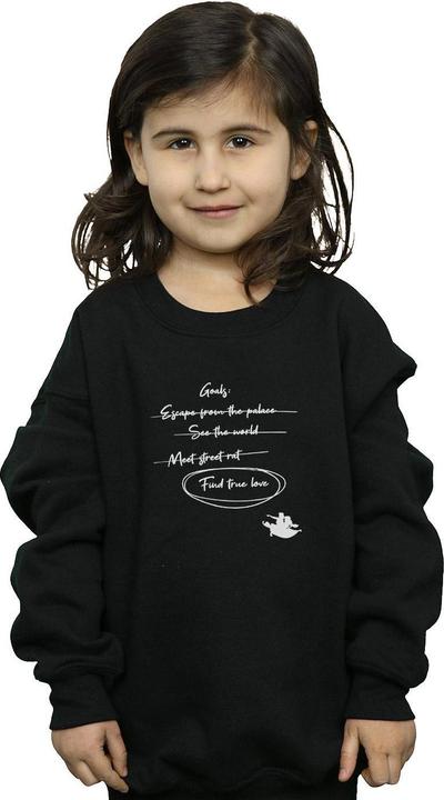 Actual product image Disney Girls Aladdin Jasmine Goals Sweatshirt (128)