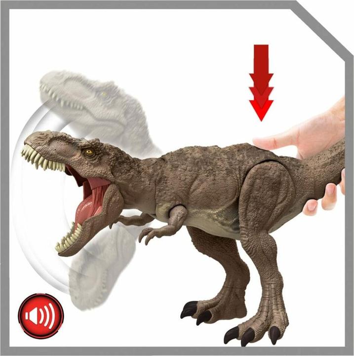 Actual product image Jurassic World Epic Evolution Action Figure All-Out Attack Tyrannosaurus Rex