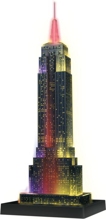 Actual product image Ravensburger Empire State Building at night (216 pieces)