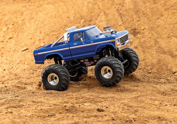 Produktbild Traxxas TRX-4MT FORD F150 4X4 BLAU 1/18 MONSTER-TRUCK RTR BRUSHED, MIT AKKU UND USB LADEGERÄT (RTR Ready-to-Run)