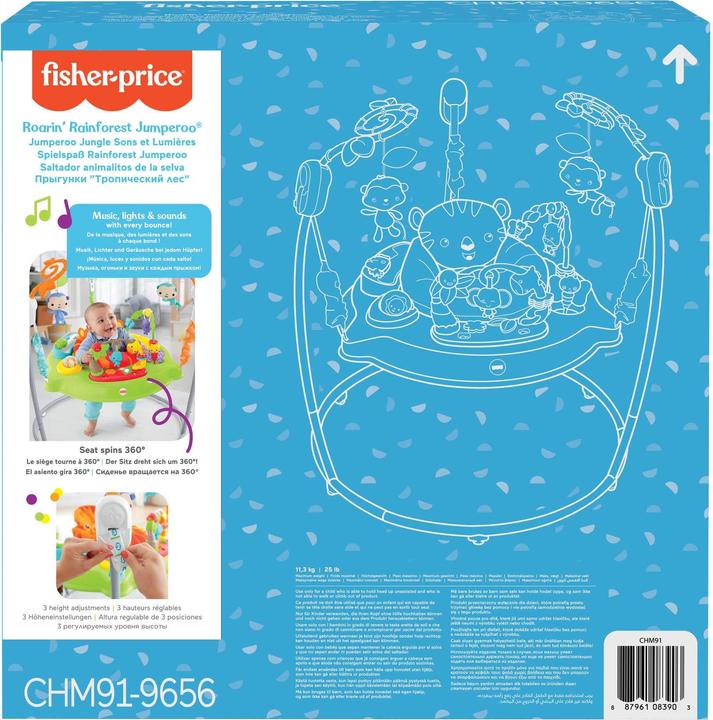 Produktbild Fisher-Price Spielspass Rainforest Jumperoo