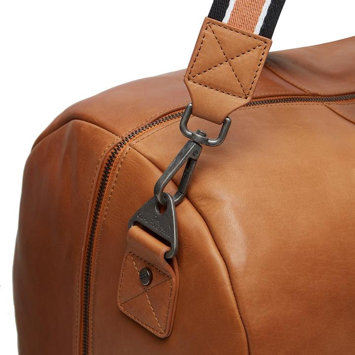 Produktbild The Vegan Cow Chesterfield Brand Leren Weekendtas Cognac Hudson (54 l)