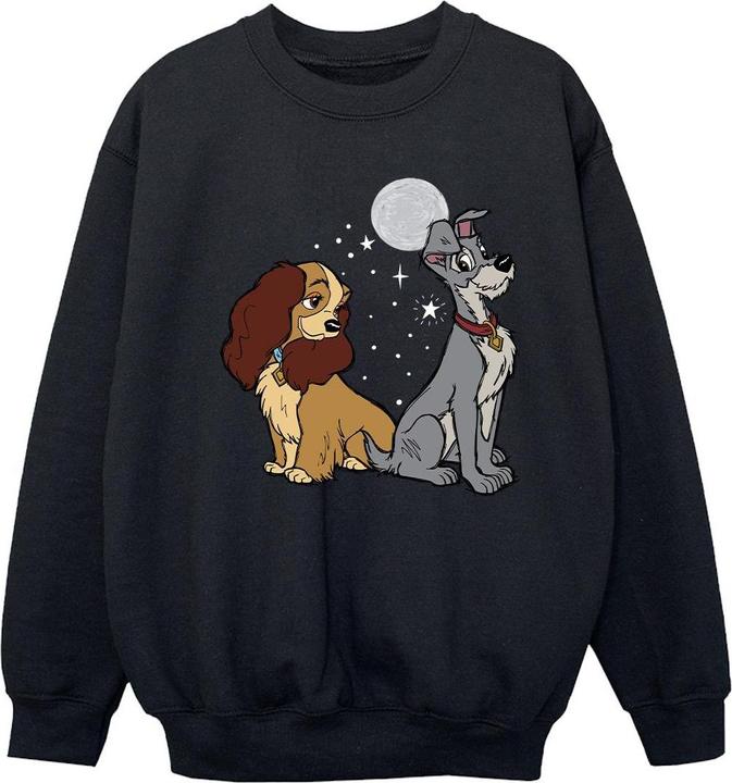 Produktbild Disney Lady And The Tramp Moon Sweatshirt Mädchen (128)