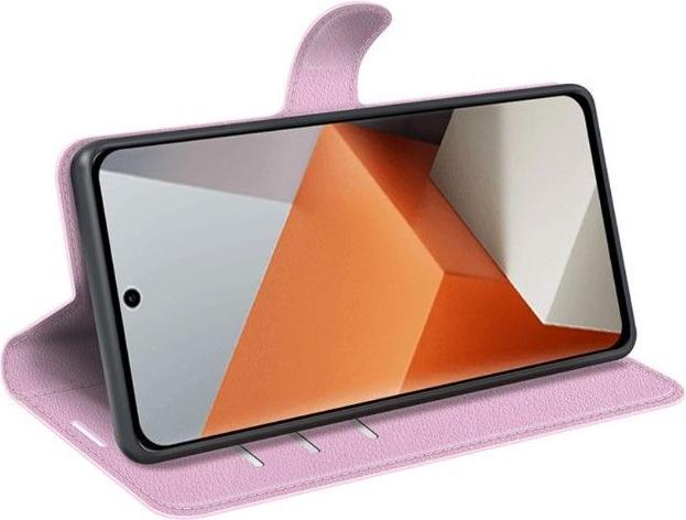 Actual product image MU Classic Litchi Leather Bookcover Series (Xiaomi Redmi Note 13 Pro+)