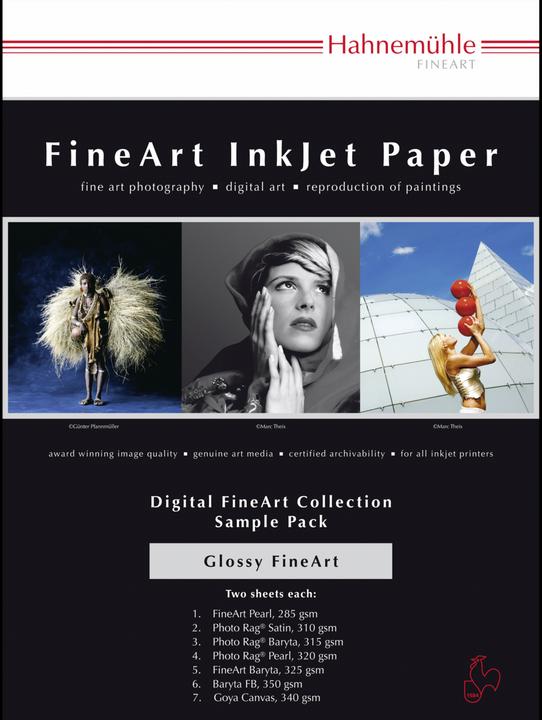 Hahnemühle Digital FineArt A 4 Testpack glossy papers (350 g/m², A4, 16 x)