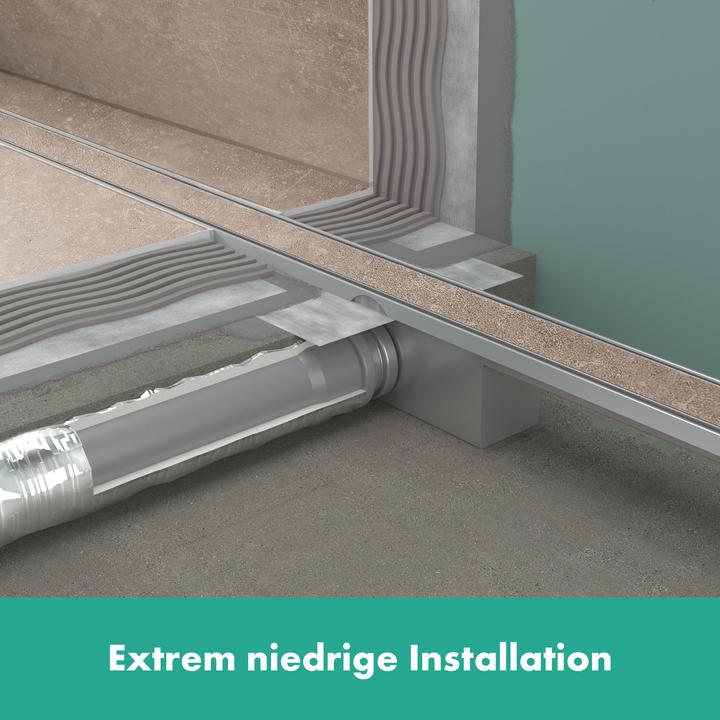 Actual product image hansgrohe HG RainDrain Compact complete shower channel set 1200mm (1200 mm)