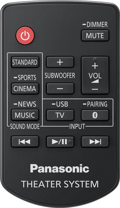 Productafbeelding Panasonic SC-HTB490 (320 W, 2.1 kanalen)