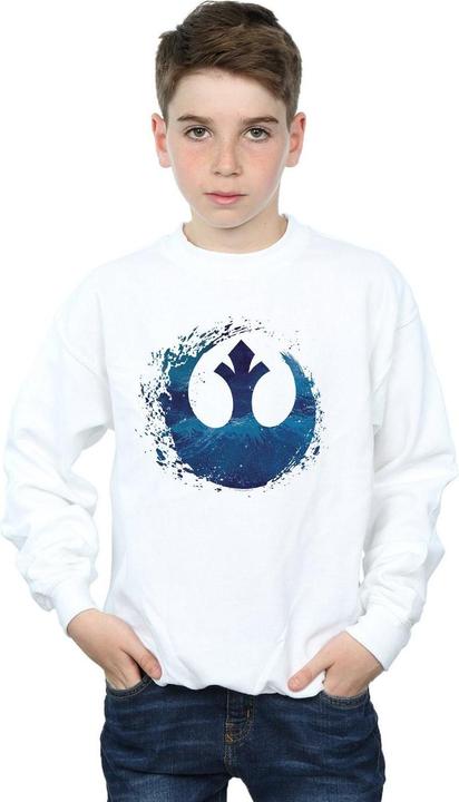 Produktbild Star Wars The Rise Of Skywalker Resistance Symbol Wave Sweatshirt Jungen (140, 146)