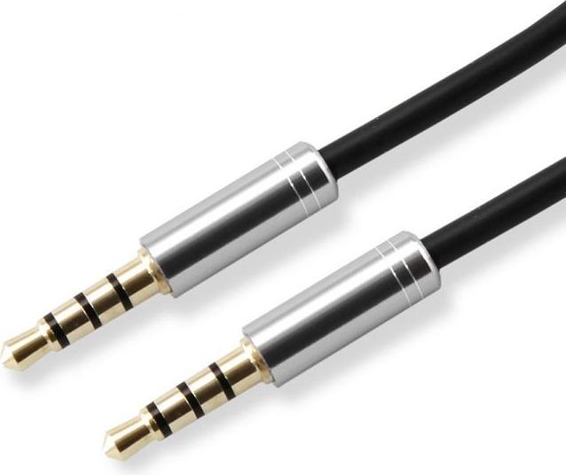 Actual product image Sbox AUX Cable 3.5mm to 3.5mm 3535-1.5W coconut white (1.50 m, 3.5mm jack (AUX))
