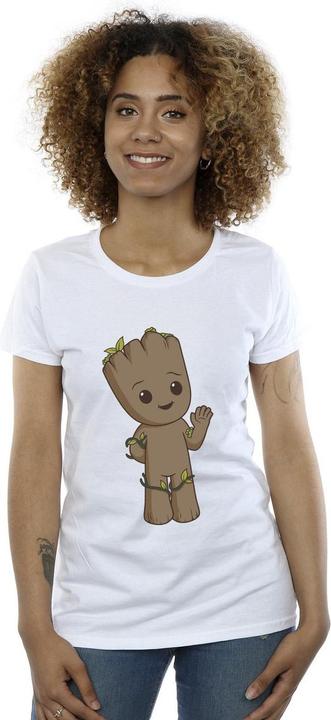 Actual product image Womens/Ladies I Am Groot Cute Groot Cotton T-Shirt (XXL)