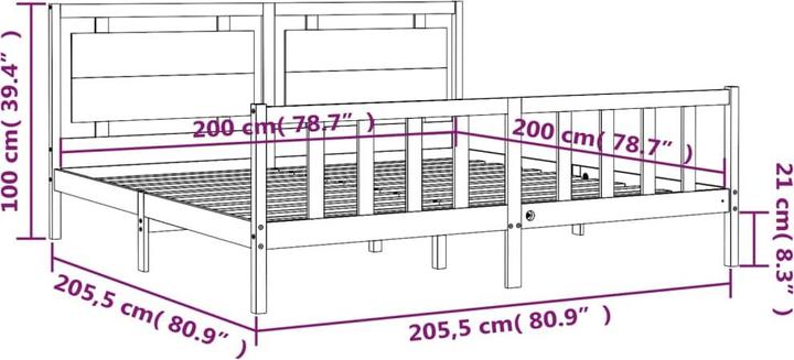 Actual product image VidaXL Viviette (200 x 200 cm)
