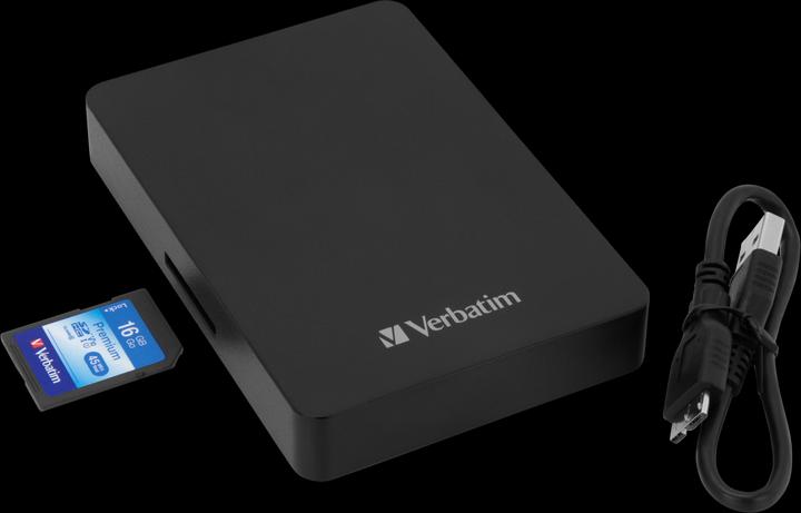 Produktbild Verbatim Speichern Sie n Go USB 3.0 1TB + Leser + SD-Karte 16GB (1 TB)