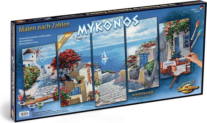 Actual product image Schipper Painting by numbers - Mykonos