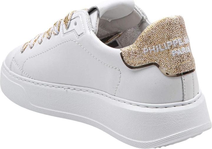 Produktbild Philippe Model temple leather sneakers color white/gold (41)