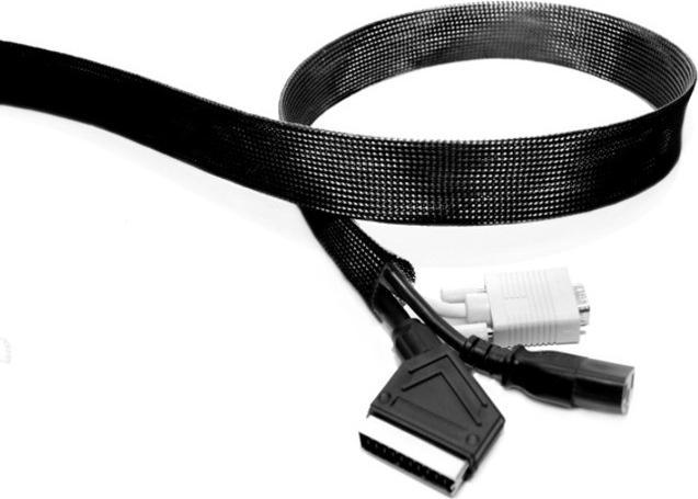 Image du produit Multibrackets Chaussettes pour câbles, D=20mm, L=10m, noir (1000 cm)