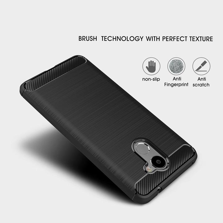 Produktbild König Design Huawei Y7 Prime Hülle Case Handy Cover Schutz Tasche Schutzhülle Bumper Blau (Huawei Y7 Prime (2017))