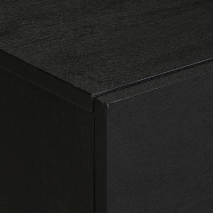 Produktbild VidaXL Nachttisch Nachtschrank Nachtkommode Nachtkonsole Schwarz Holzwerkstoff (50 x 33 x 60 cm)
