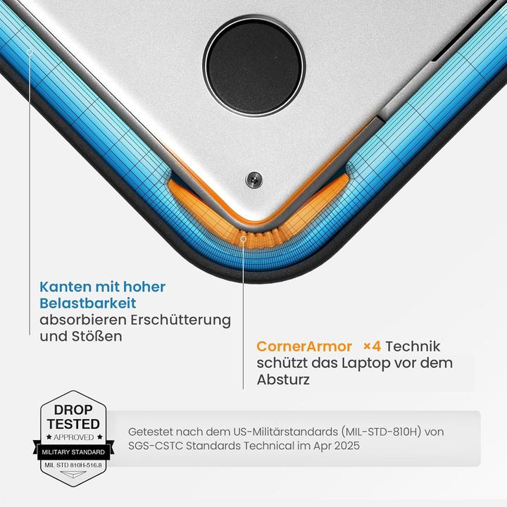 Produktbild tomtoc Wasserdichte Laptop-Schutzhülle (14", ASUS, Samsung, Toshiba, Lenovo, Dell, Acer, HP)