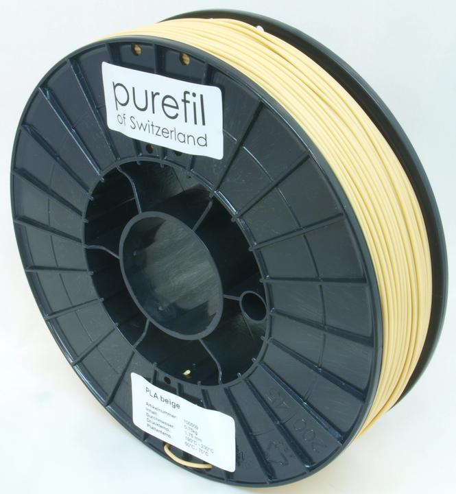 Actual product image Purefil Filament (PLA, 1.75 mm, 750 g, Beige)