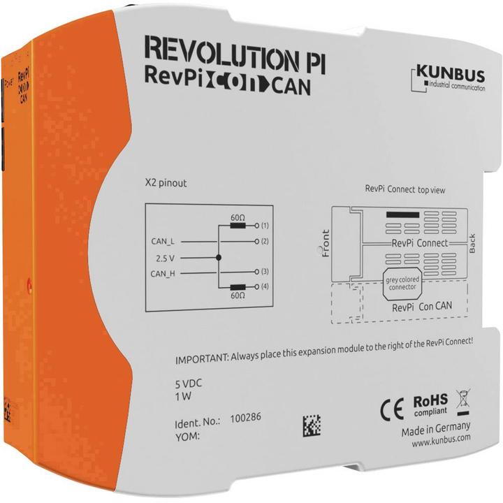 Actual product image Kunbus Revpi Con Can