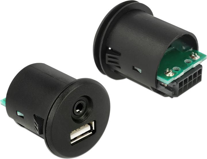 Actual product image Delock USB cable, panel jacks, jacks (1.50 m, USB)