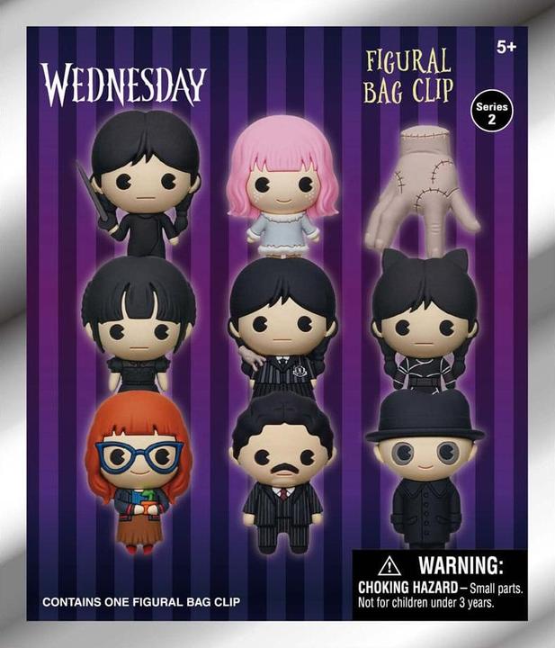 Produktbild Monogram Int. Wednesday 3D PVC-Taschenanhänger Series 2 Display (24)