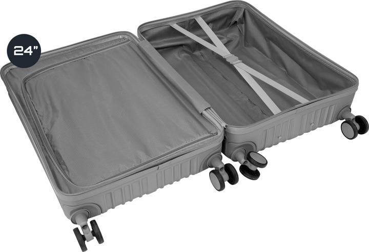 Image du produit White Shark Shark GUARDIAN - BUNDLE 20" + 24", 2in 1 Trolley Cases, Silver