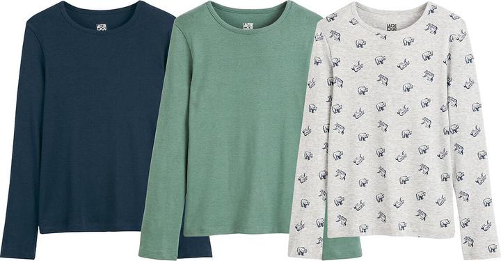 La Redoute Collections 3er-Pack Unterziehshirts aus Ripp