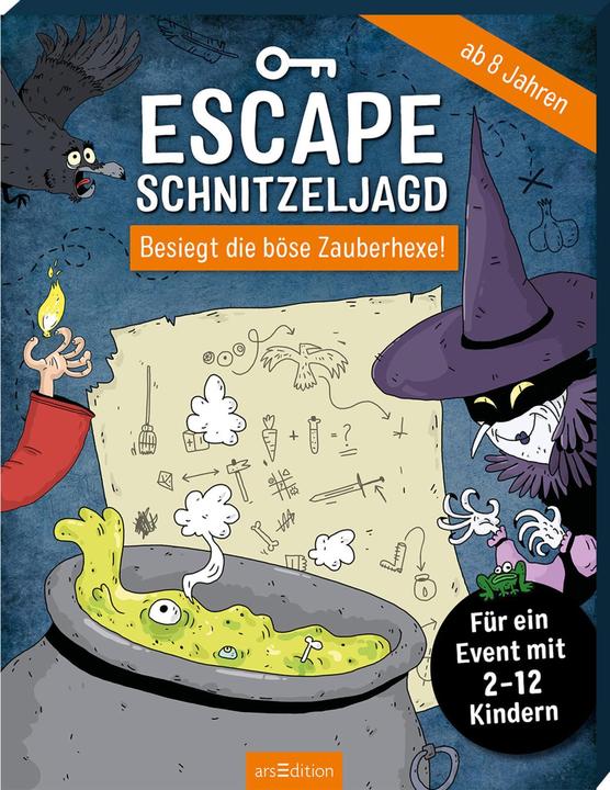 Actual product image Escape-Schnitzeljagd - Besiegt die böse Zauberhexe. (German, Hannah Lang, 2021)
