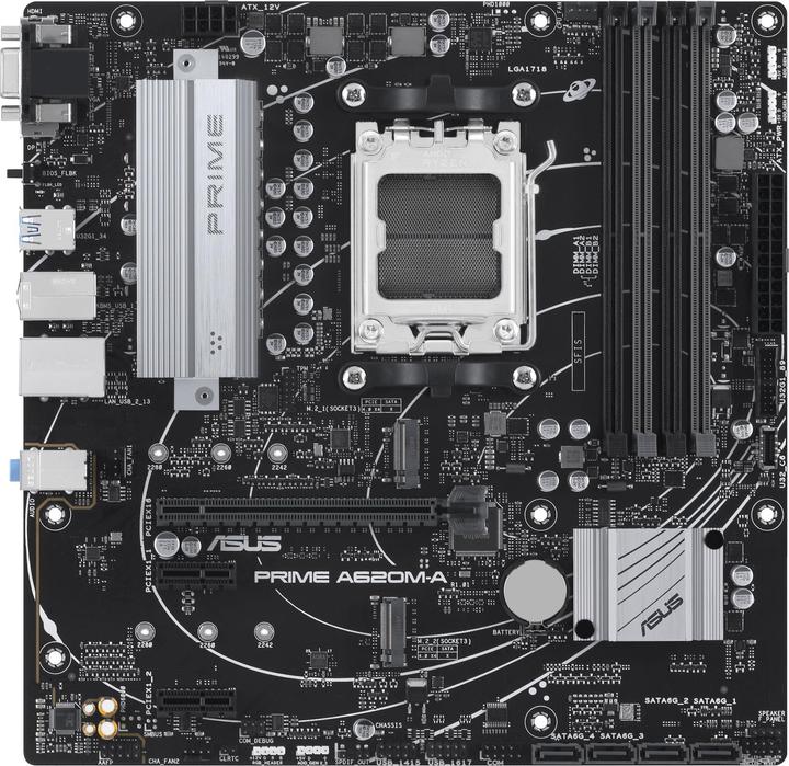 ASUS Prime A620M-A-CSM (AM5, AMD SoC, mATX)